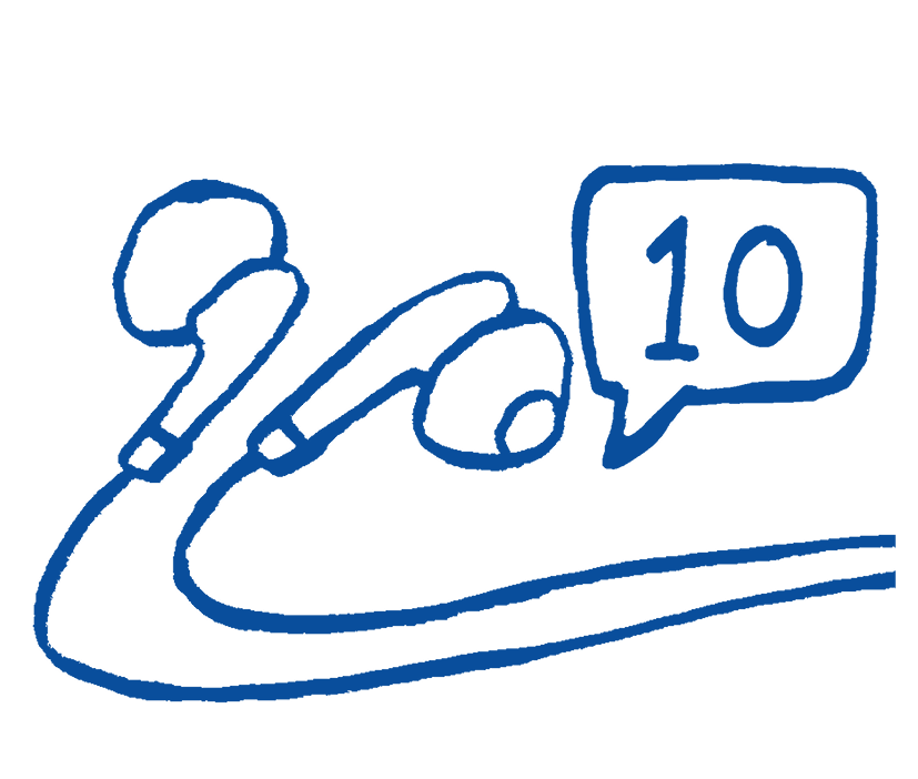 Audio guides in 10 different languages